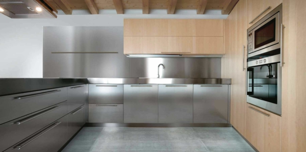 厨房台面不锈钢 - 设计简单