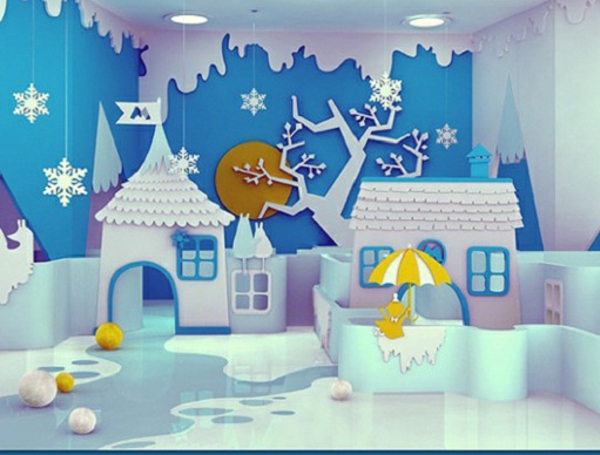 幼儿园室内装饰冬季居室使
