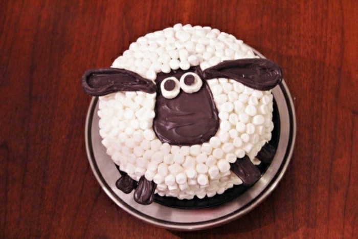 ילדי עוגת יום הולדת-כבשים-מוטיב פאי מצחיק