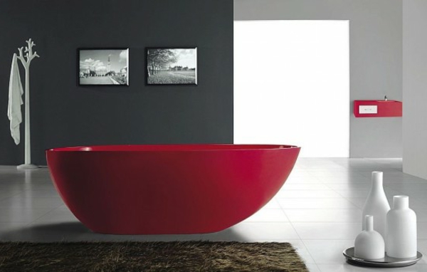 kis fürdő-családi-cool Red-modell