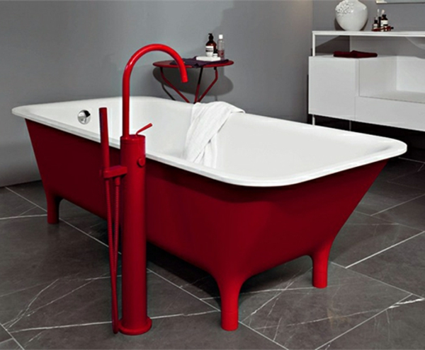 petit bain-détaché-rouge-design classique