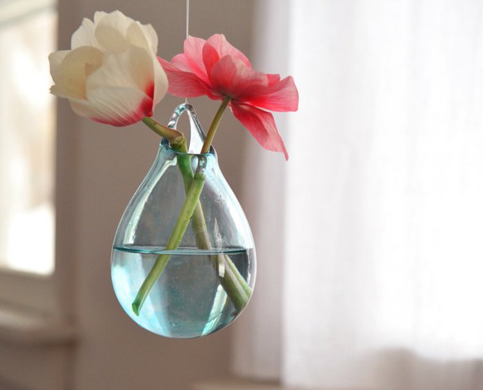 小装饰花瓶，花瓶，美丽的玻璃花瓶装饰