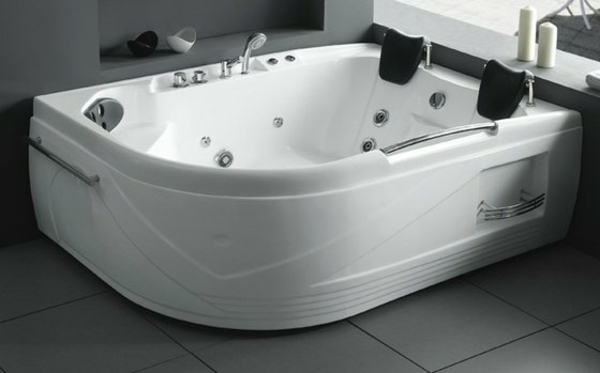 छोटे निर्मित बाथटब-सुपर-आधुनिक