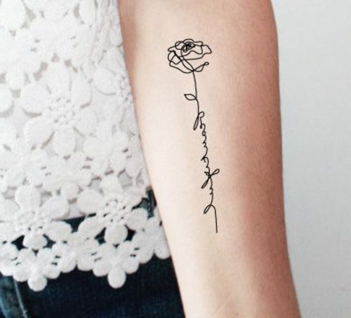 tatuointipohjat naisten pusero pitsiä nousi kukka kirjaimilla maalaamalla vartaloon