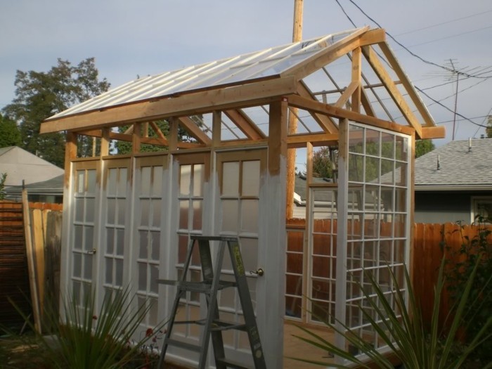 小温室建造小gewachshouser-温室有利温室玻璃