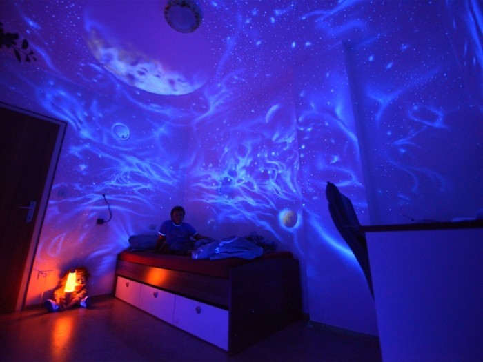 kosmoslichtfurschlafzimmer-light-háló-light art-lavalampe kék fény
