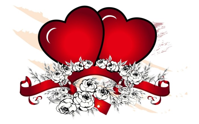 besplatno pozadina Valentinovo dvije super-zanimljiva-crveno-srce
