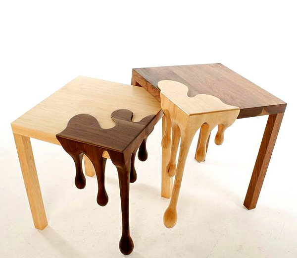 Bois créatif idée design original tables