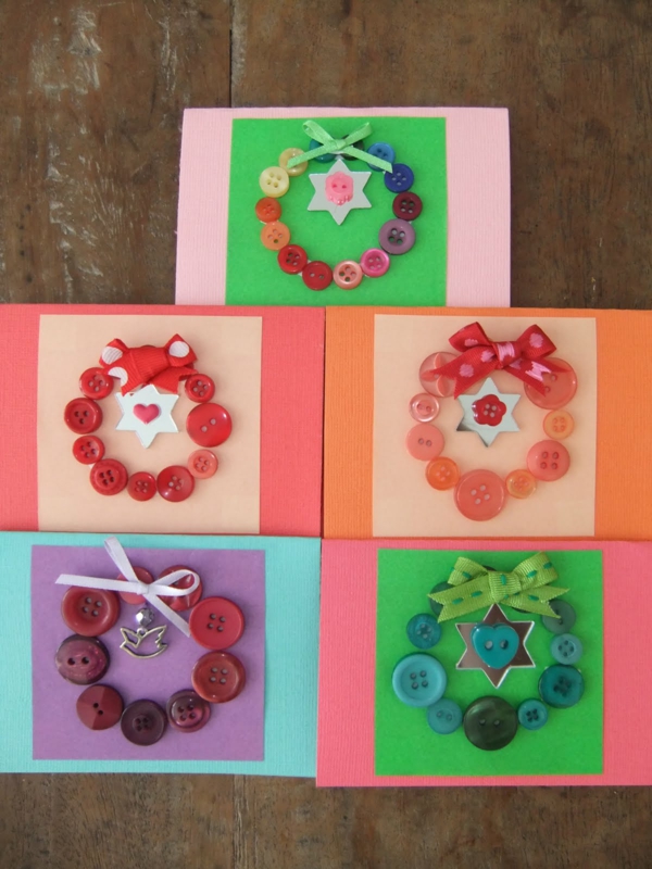 creative-craft-cards-button-make-διαφορετικά σχέδια χρωμάτων