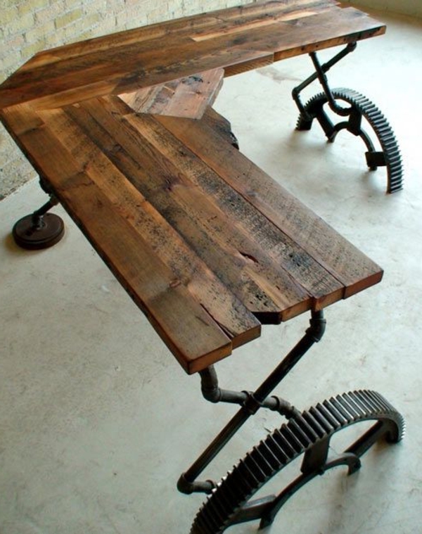 créatif bois table design intéressant Wohnidee