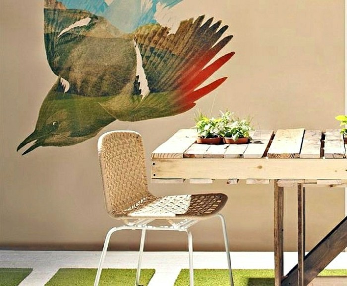 रचनात्मक-मॉडल-टेबल-की-पैलेट-महान दीवार डिजाइन
