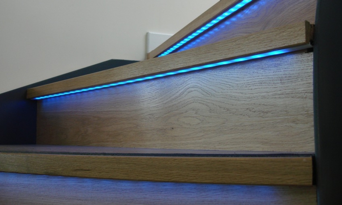 escalera de iluminación LED super original del diseño