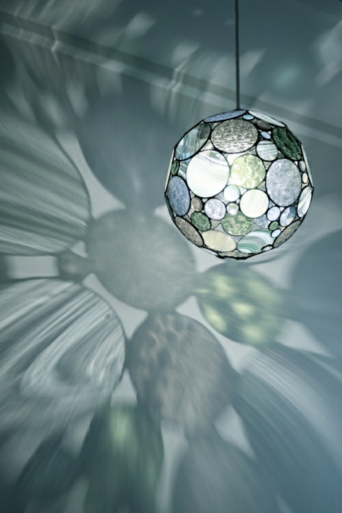 luminosa globo Efecto bola del disco de cristal