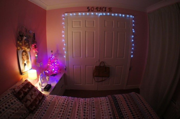 fény-to-the-tur-tizenéves hálószoba Blue Light Karácsonyi fények éjszakai lámpa
