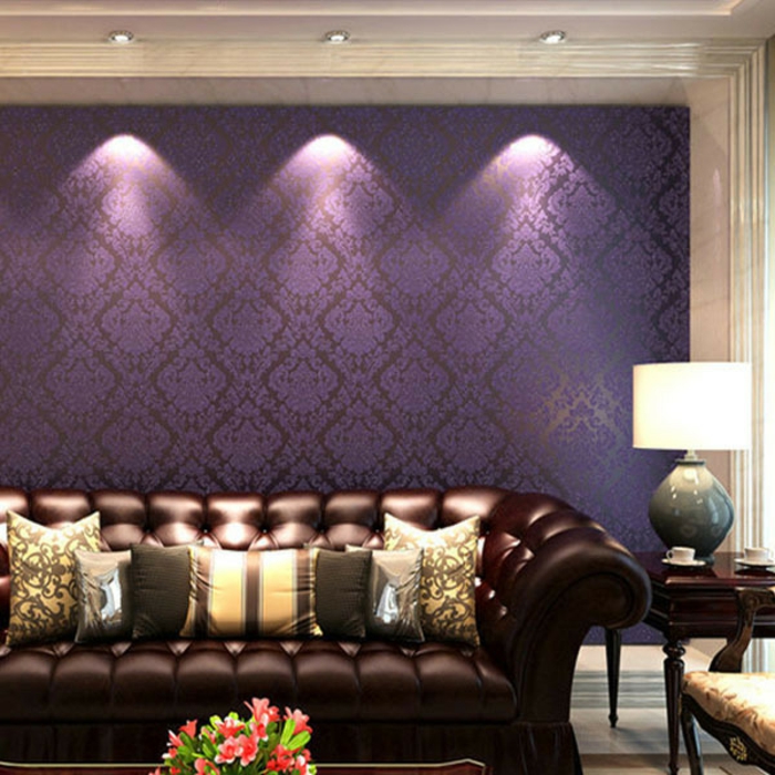 紫色壁纸，有趣，沙发