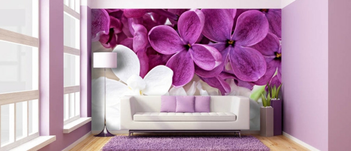 kaunis muotoilu - violetti taustakuva