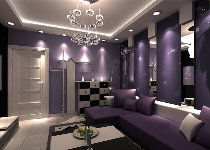 紫色壁纸豪华，外观