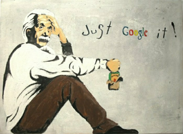vicces graffiti Albert Einstein whiskysüvegből Vicces mondván