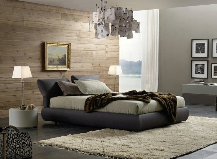 豪华大床，带有彬舒适-AMBIENTE-的卧室