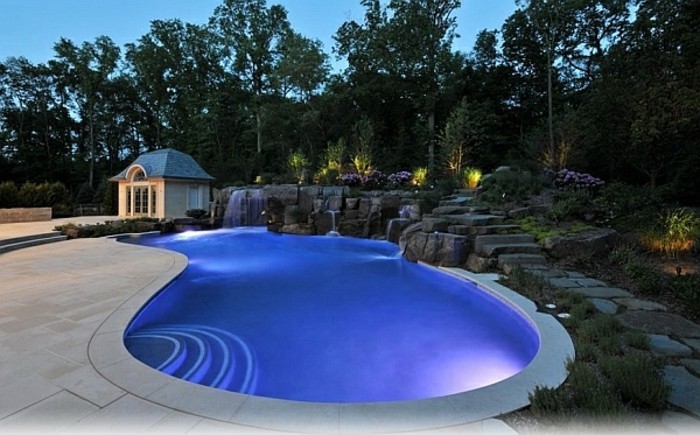 πισίνα-ακόμα-μεγάλη-ιδέες-για-όμορφο κήπο, πισίνες πολυτελείας
