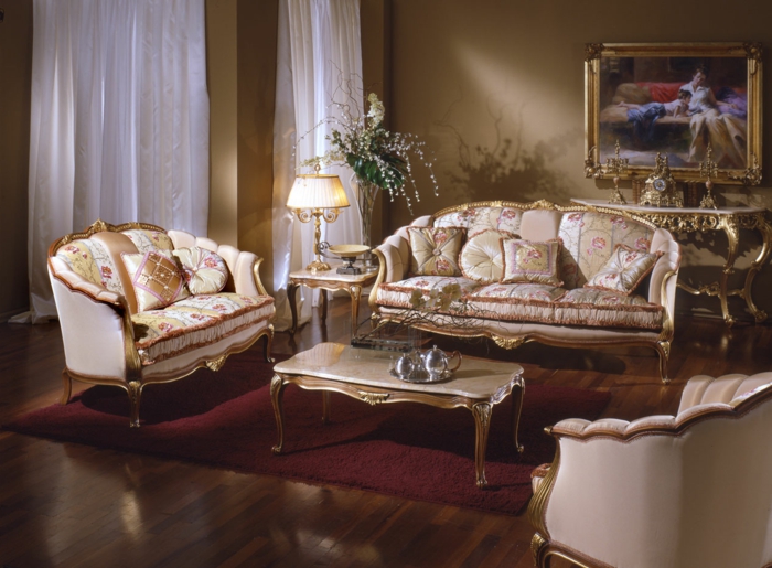 luxe-salon-meubles aristocratique