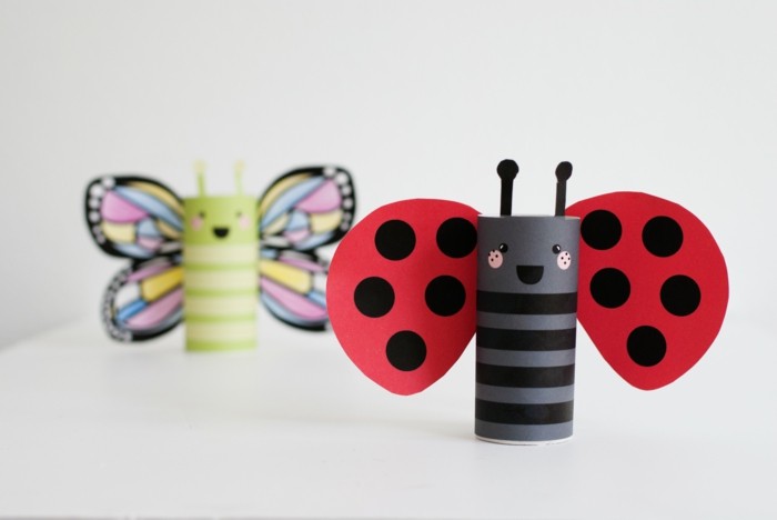 Ladybugs-תיקו-טינקר מתוצרת נייר טואלט נגללת