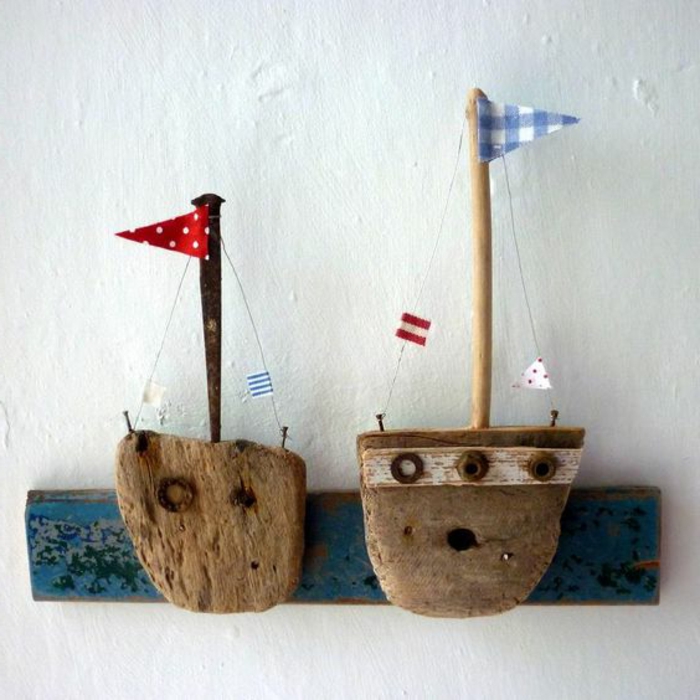 deko koristeluelementit purjeveneistä ja syömäpuista valmistetut purjeveneet