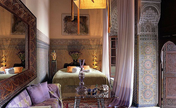 Marokkói bútorokkal stílusos design