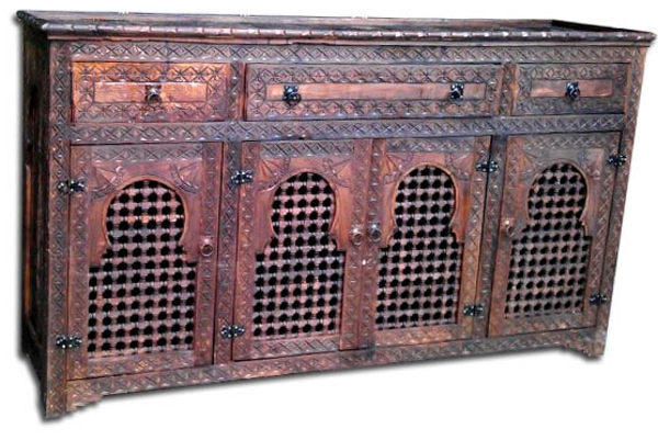 Marokkói bútorok szekrény-modell