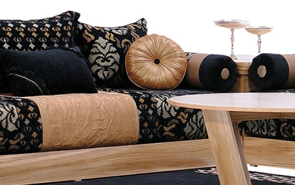Marokkói bútorok-kanapé-in-bézs-fekete