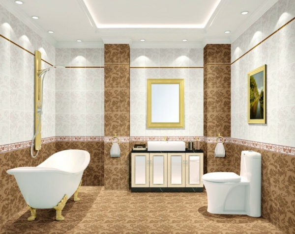 минималистичен-хотел-баня-таван-светлинни декорации-идеи