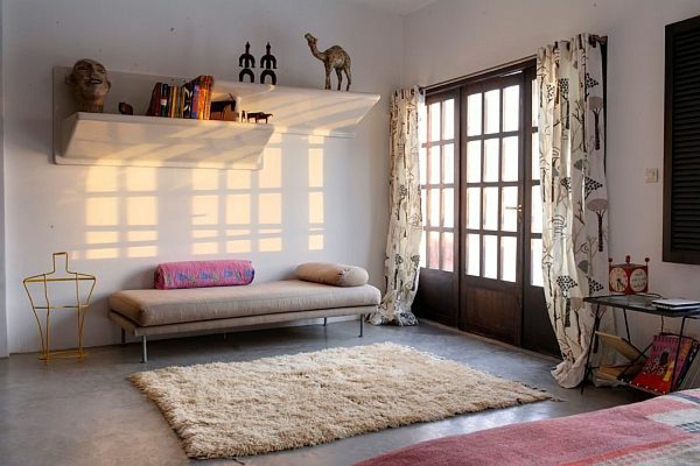 σύγχρονη εξοχική κατοικία einruchtung-Μαρόκο-υπνοδωμάτιο