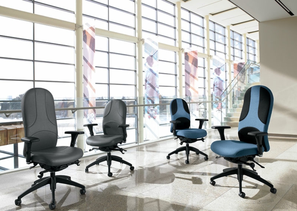 现代办公家具桌椅，带有现代设计