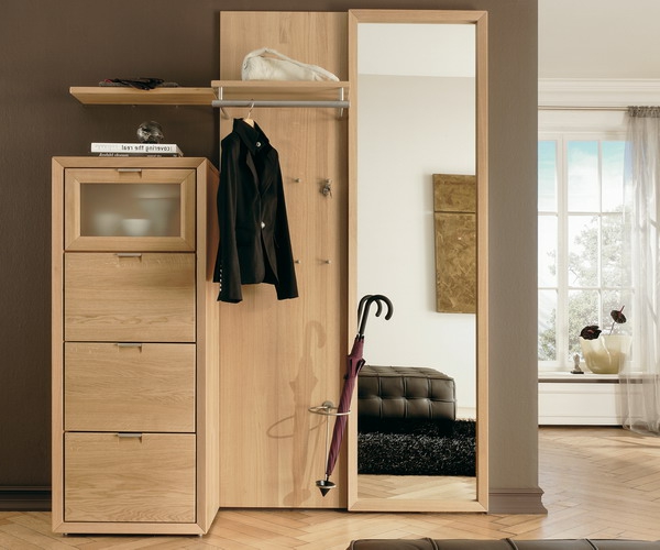 -Intérieur moderne mobilier design idées salle de bois en deux couleurs