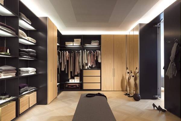 armoires accessibles de luxe modernes