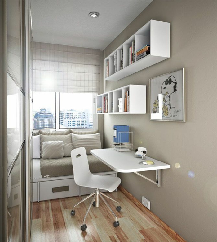 现代建立思想换小办公室设计的办公桌搞笑壁画沙发