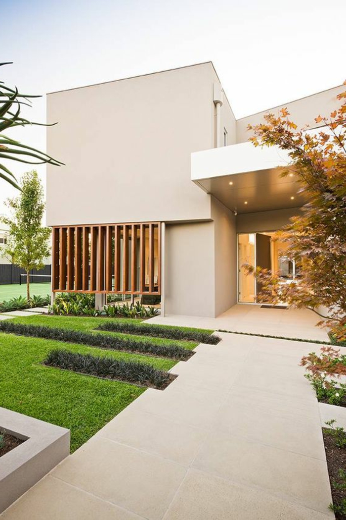 Minimalista significa diseñar el jardín con formas simples y geométricas