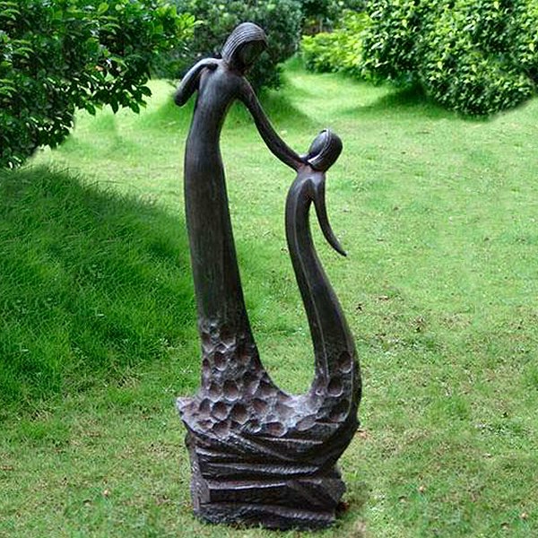 आधुनिक उद्यान मूर्तियां-प्यार-की-muter