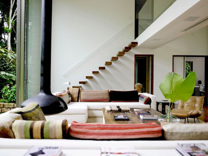 mobilier-inintéressantes escalier moderne intérieur