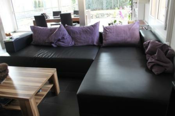 moderni sohva kattaa violetti tyyny pieni olohuone