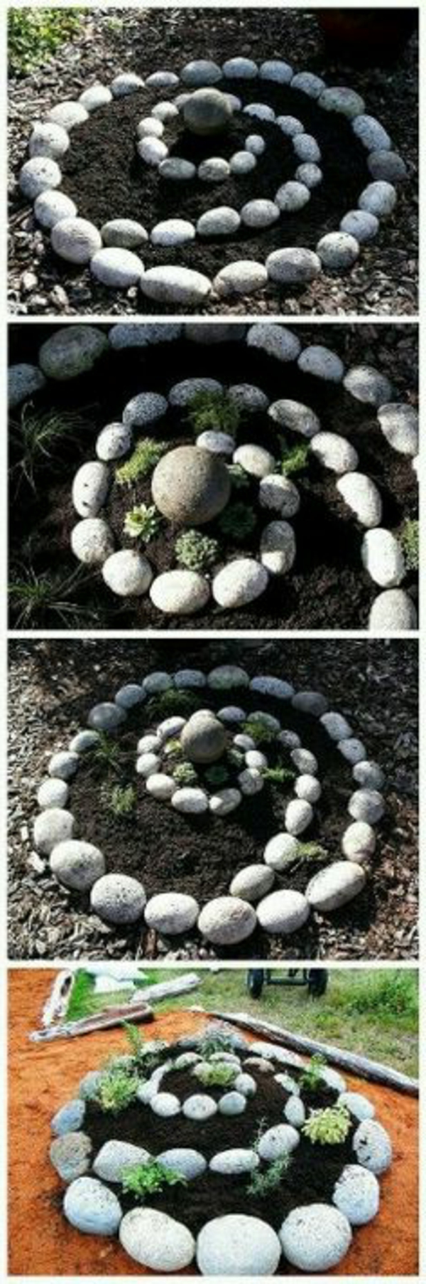 Piedras orden jardín de rock moderno