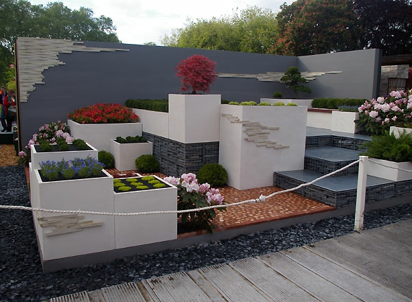 rock moderno jardín super-diseñado