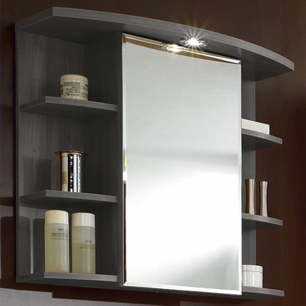 מודרני- and-beautiful-mirror-cabinet-for-bathroom- מדפים רבים