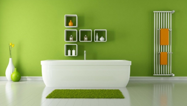 moderno pared del baño de pintura Grüntone-