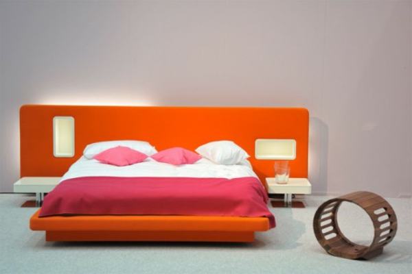מודרני-מיטה-עיצוב חם-צבע המיטה