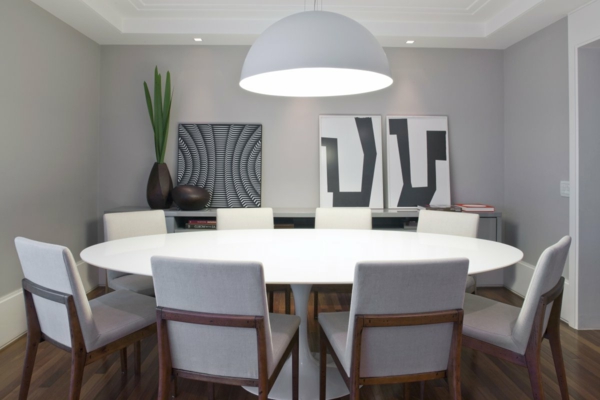 moderno-comedor-sala-con-mesa redonda-hermosa sala de diseño