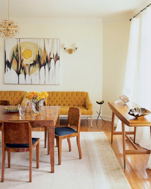 moderne et attrayant-salle à manger-canapé-couleurs-frais-systèmes très intéressants