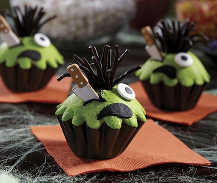 muffins décoration-halloween-creepy-muffins