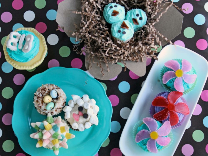 muffins-décoration-idées-coloré-et-fun pour-les-enfants