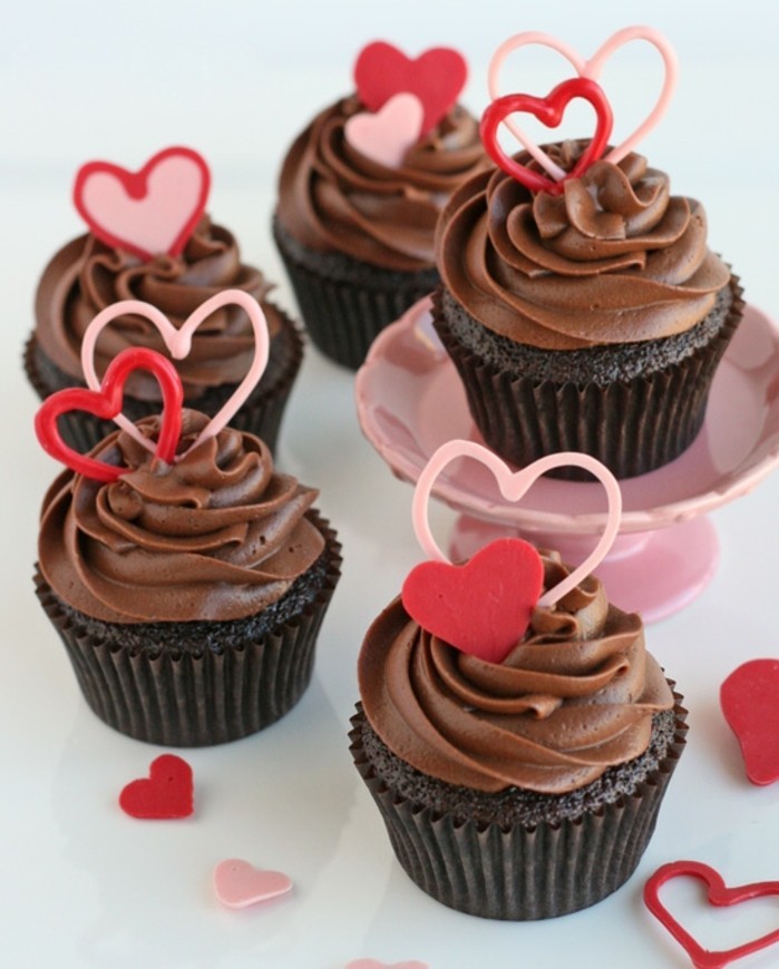 muffins-décorez-valentine-petit gâteau-déco-chocolat-and-love